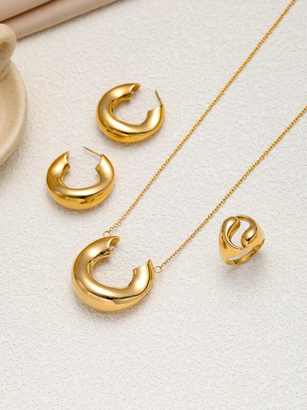 Irregular U-Shaped Jewelry Set