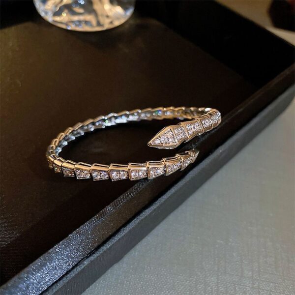 Seryo Full Diamond Snake Bracelet - Image 2